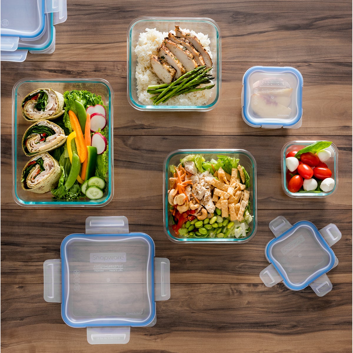 Snapware Total Solutions Glass Food Storage Container Set - Thumbnail 3