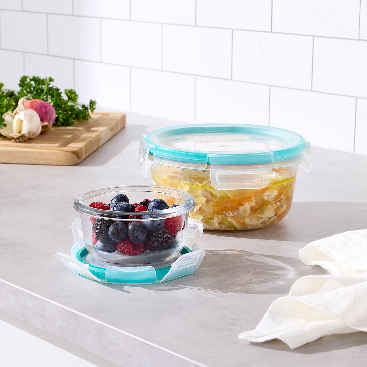 Plastic Snapware Glass Tupperware Snapware Pyrex 18-piece Glass