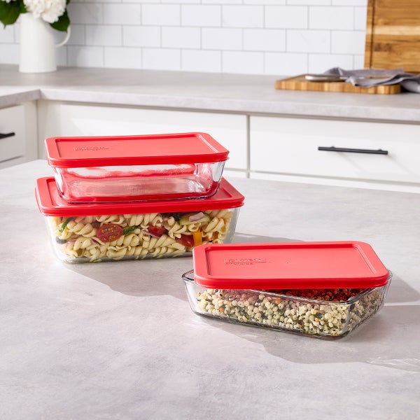 Pyrex Rectangle Storage Plus Glass Food Storage Container | The Container  Store