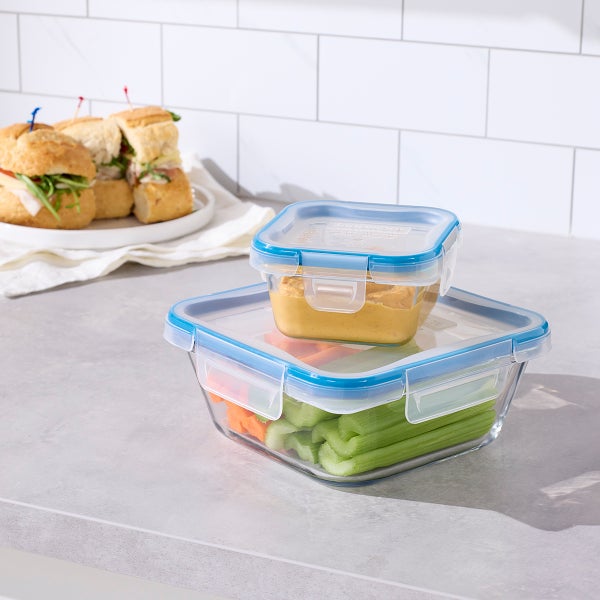 Snapware Total Solutions Square Glass Food Storage Container