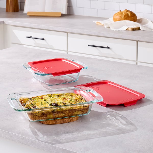 Pyrex Easy Grab Baking Dish The Container Store