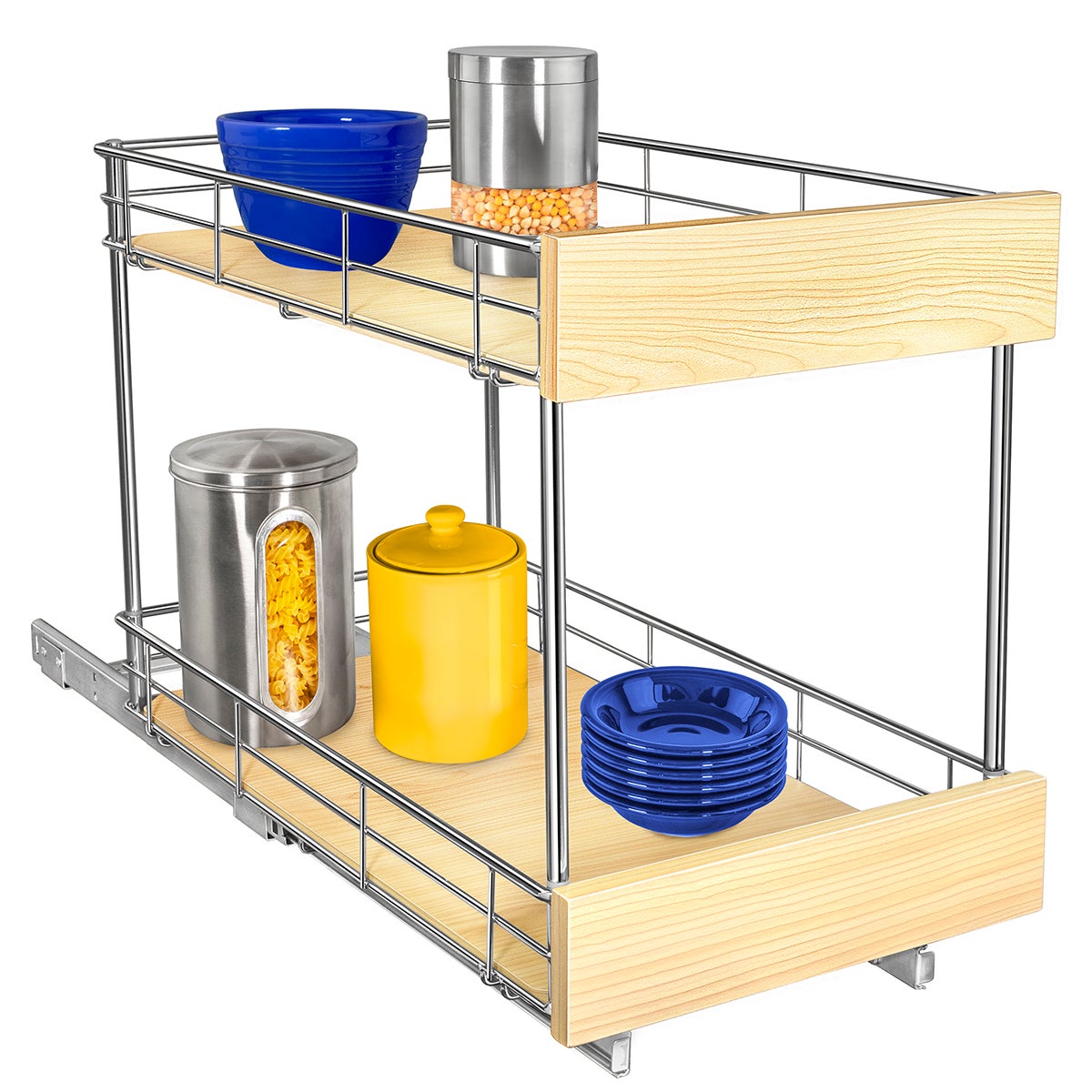 Lynk Professional Select 2-Tier Slide-Out Cabinet Organizer | The