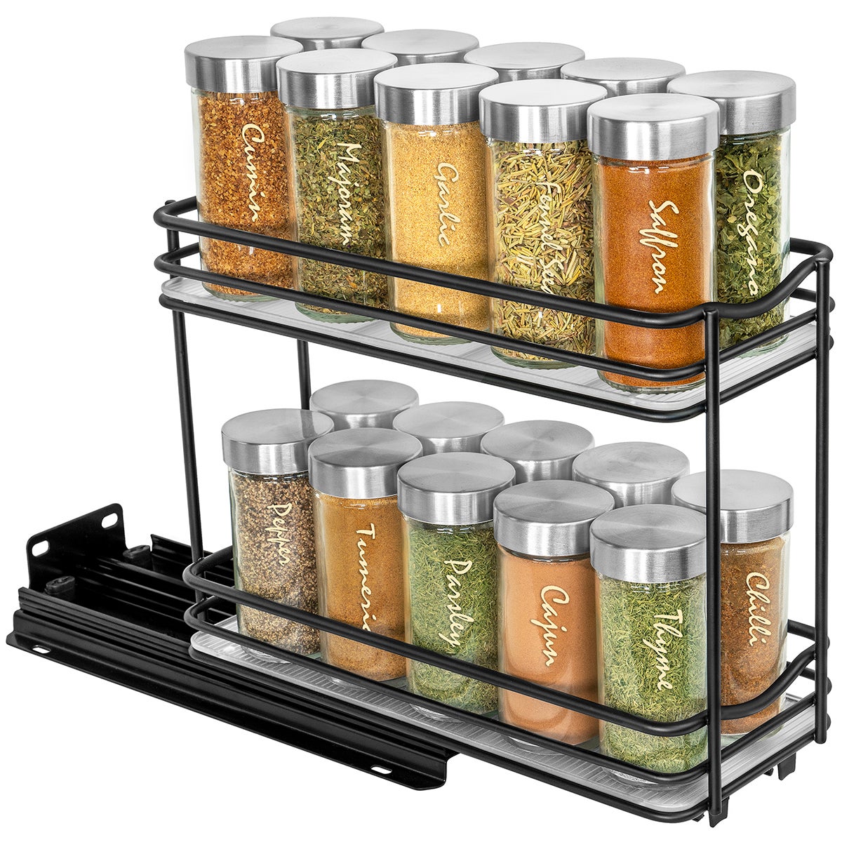 Lynk Professional Elite 2-Tier Slide-Out Spice Rack - Thumbnail 4