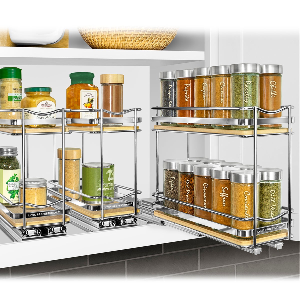 Lynk Slide-Out Spice Rack - Thumbnail 5