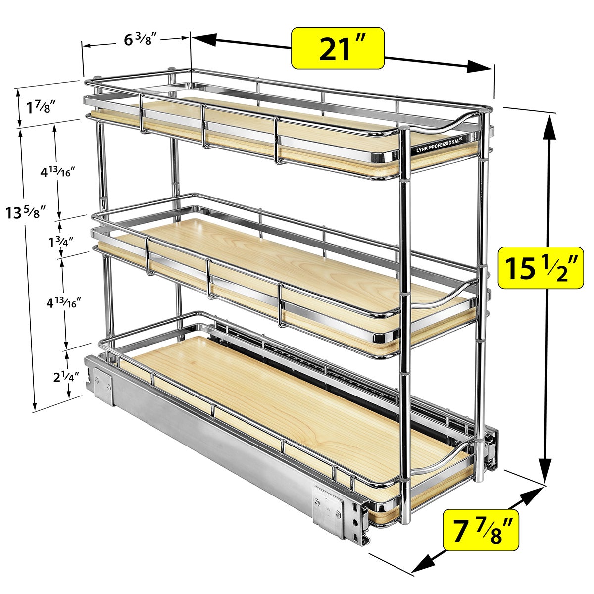 Lynk Tiered Slide-Out Spice Rack