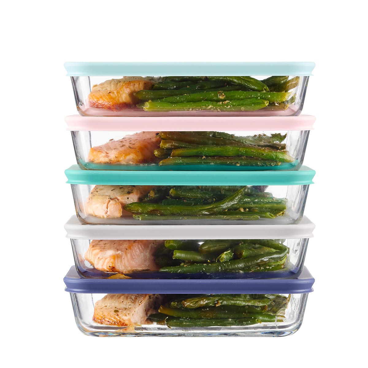 Pyrex Simply Store Glass Food Storage Meal Plan Set