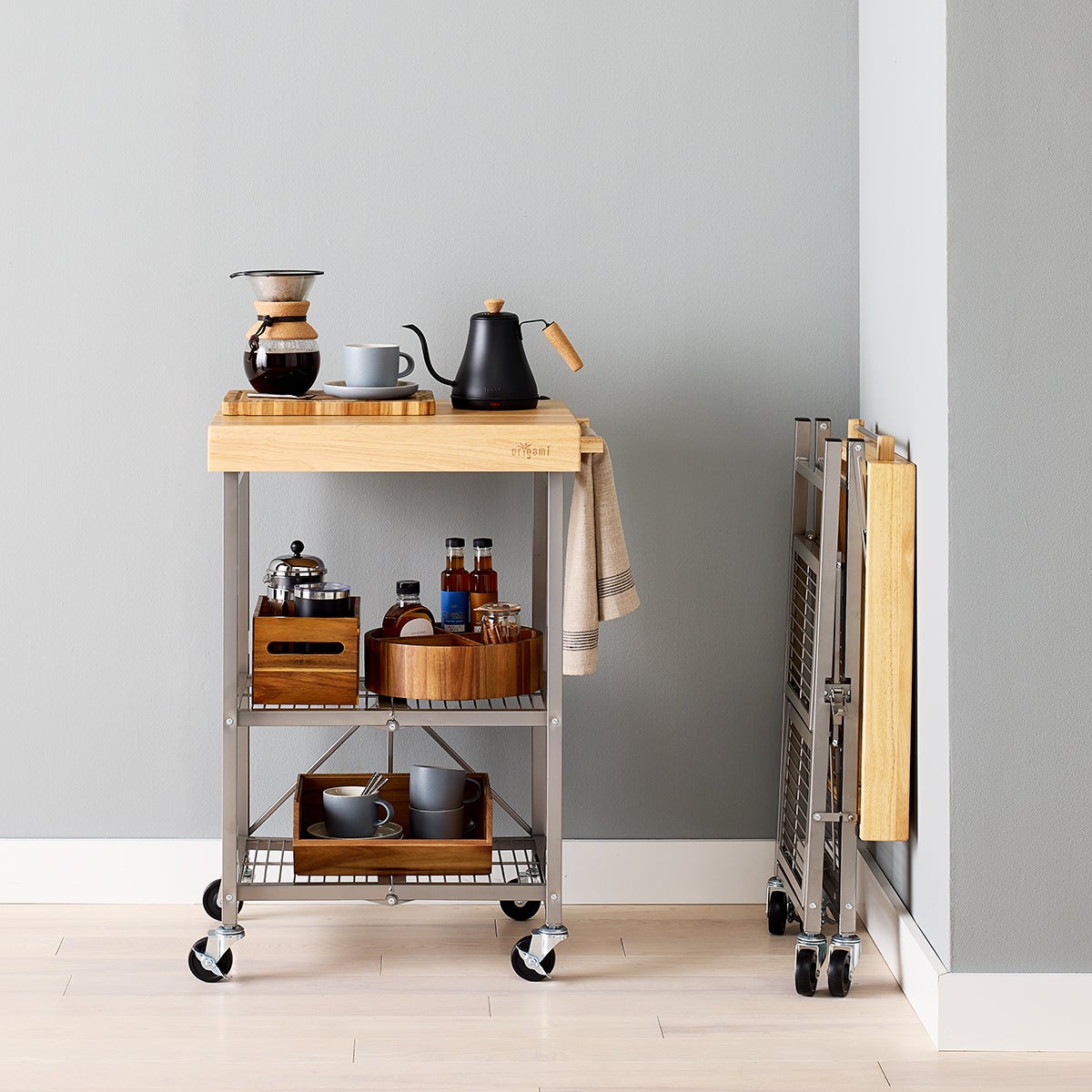 Origami Kitchen Cart | The Container Store
