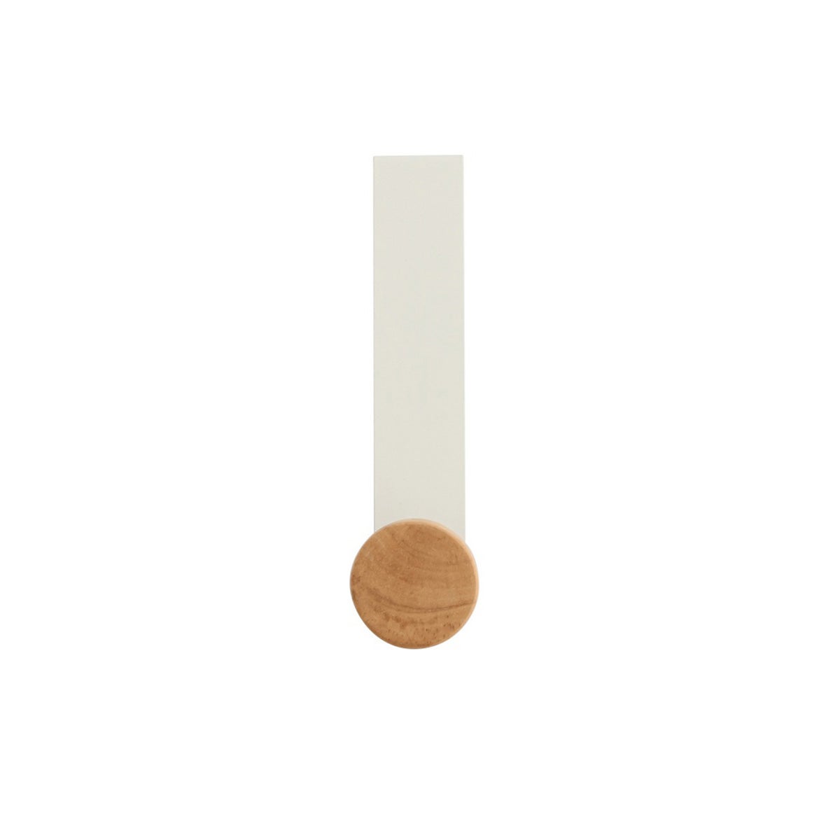 White & Natural Oslo Over Door Hook & Rack