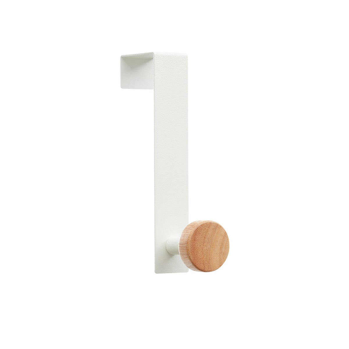 White & Natural Oslo Over Door Hook & Rack