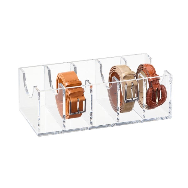 Luxe Acrylic Belt Storage