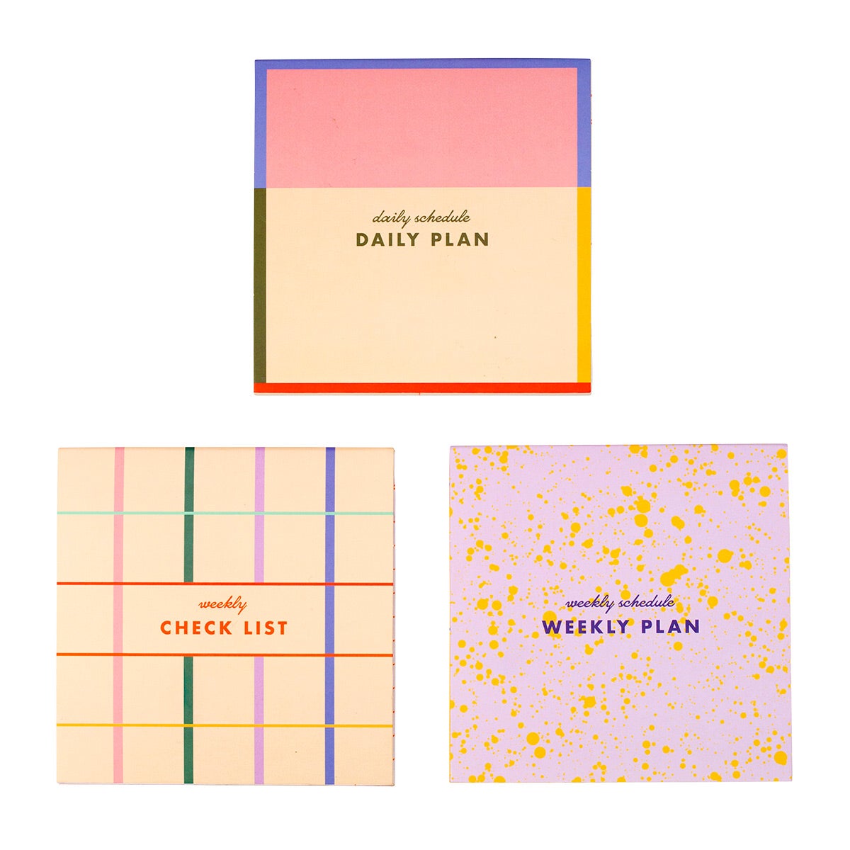 Kikkerland Inkerie Sticky Note Memo Pads