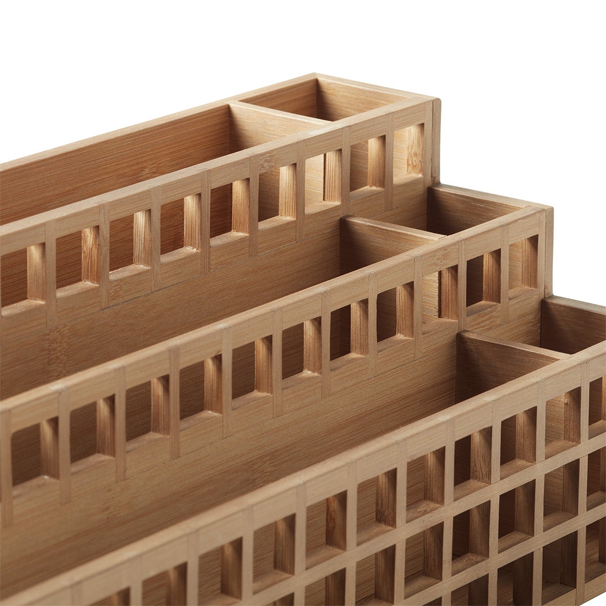 The Container Store Shoji Bamboo Desktop Organizer