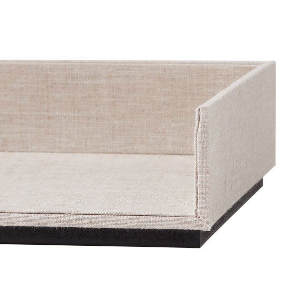Marie Kondo Harmony Linen Landscape Stacking Letter Tray