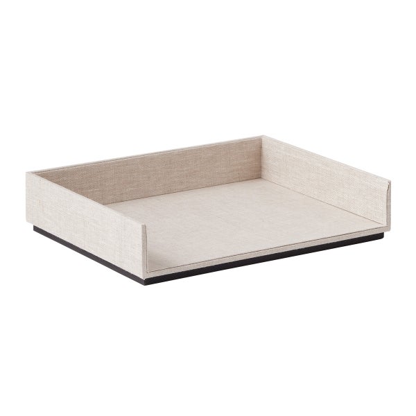 Marie Kondo Harmony Linen Landscape Stacking Letter Tray