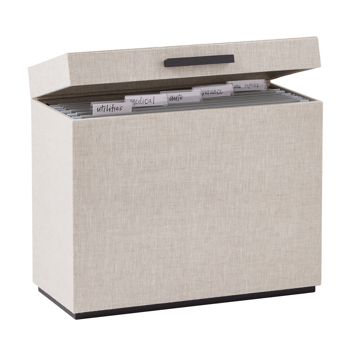 Marie Kondo Harmony Linen Desktop File | The Container Store