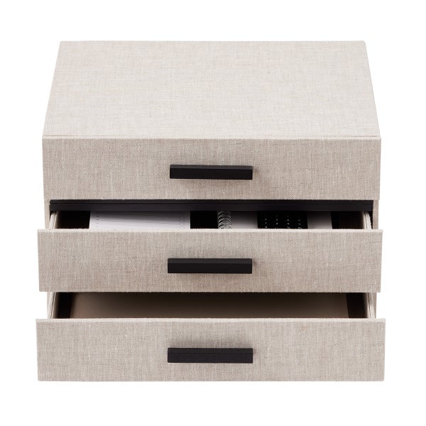 Marie Kondo Harmony Linen 3-Drawer Paper Drawer