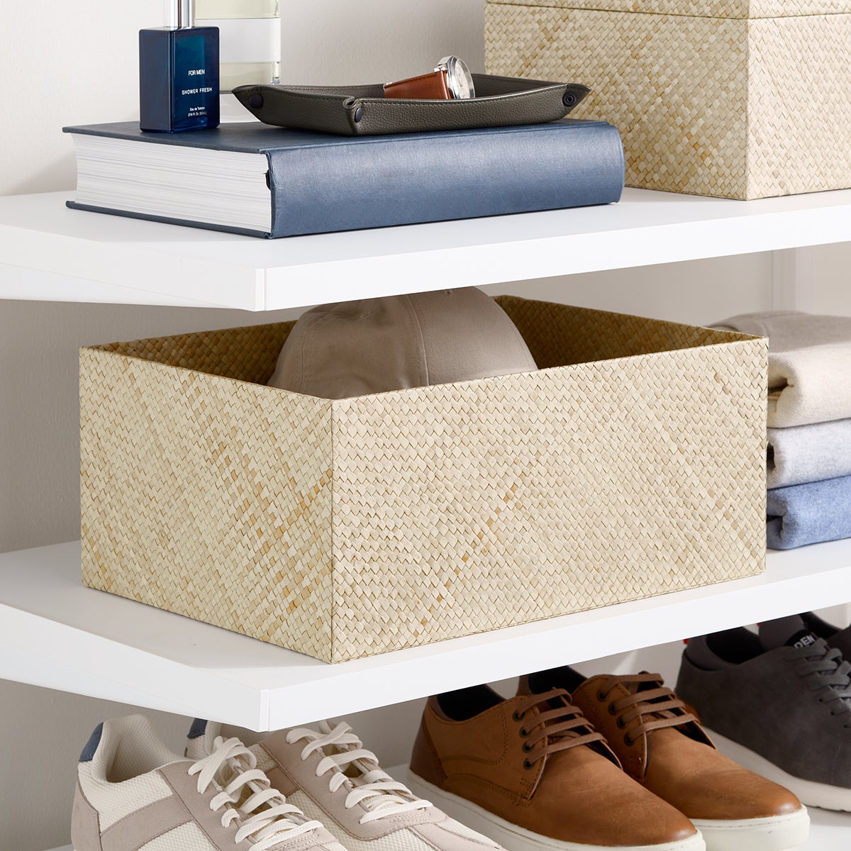 The Container Store Arlo Pandan Bin | The Container Store