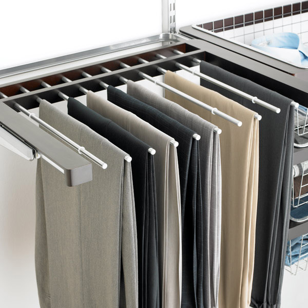 Elfa Décor Gliding Pant Rack