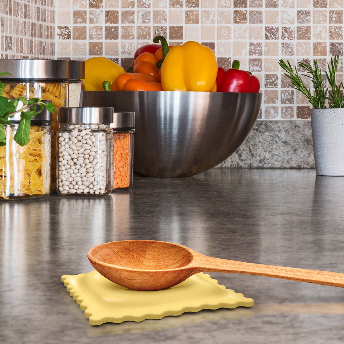 Fred Sauced Up Ravioli Spoon Rest - Thumbnail 5