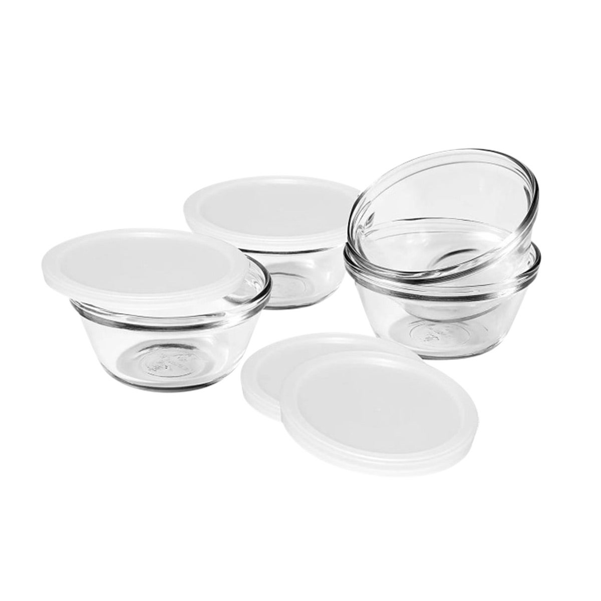 Anchor Hocking Custard Cups with Lids