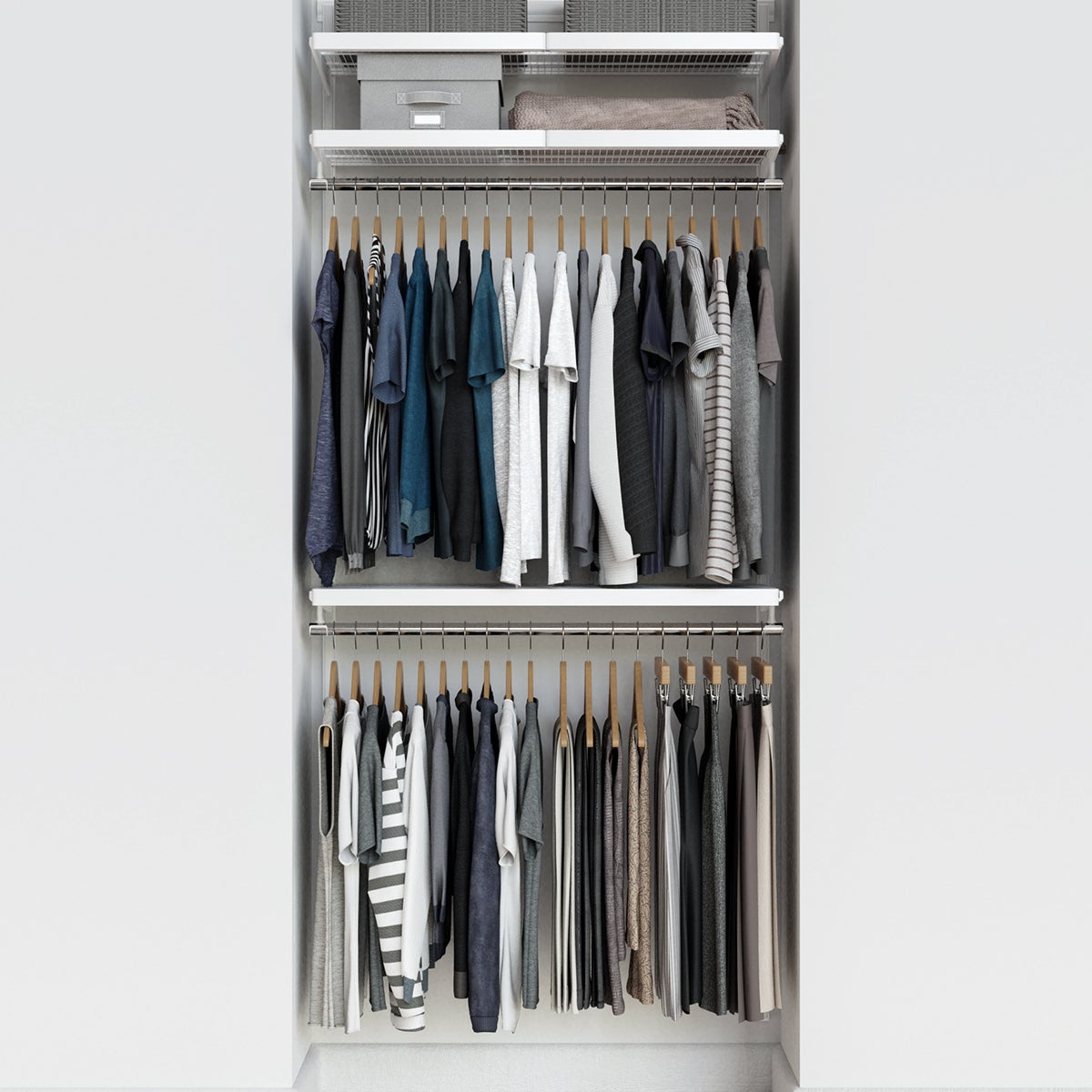 Elfa Décor 3' Reach-In Closet