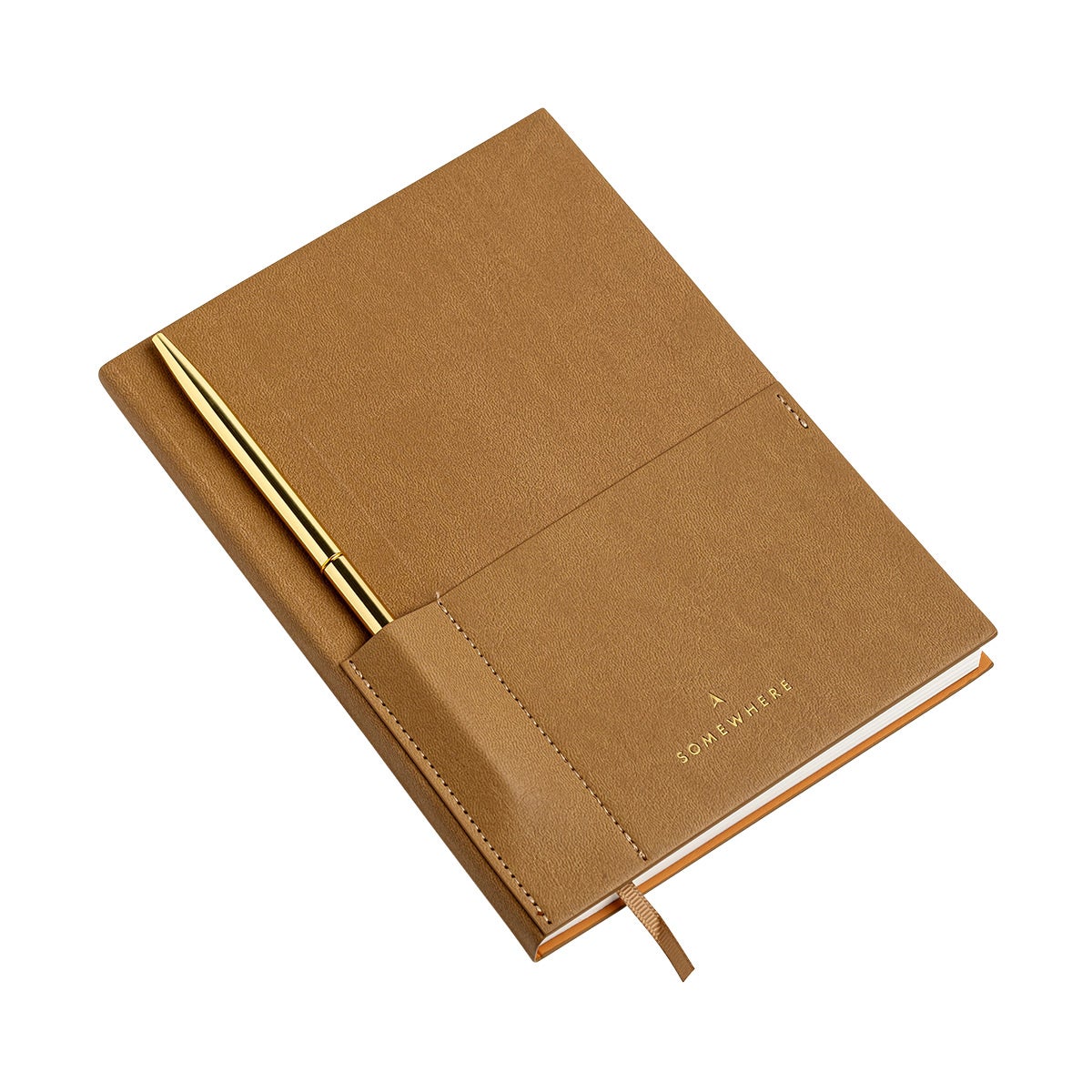 Somewhere A5 Vegan Leather Notebook | The Container Store