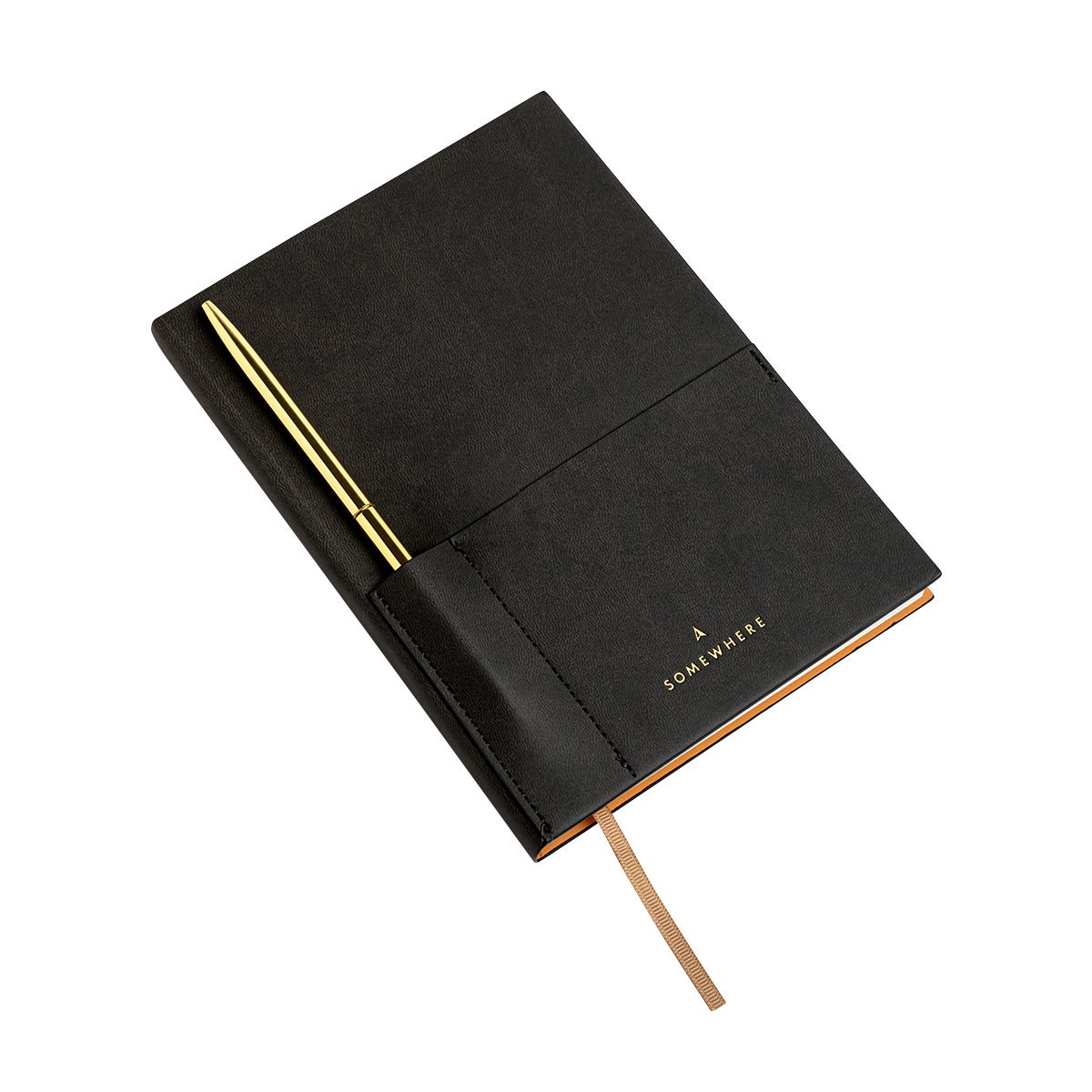 Somewhere A5 Vegan Leather Notebook | The Container Store