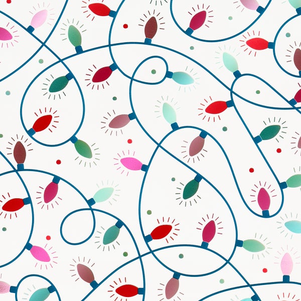 Design Design Festive Bright Lights Wrapping Paper