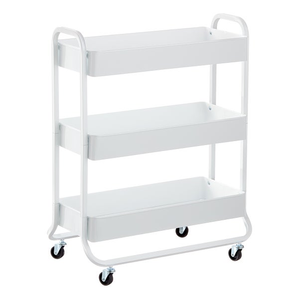 The Container Store Large 3-Tier Rolling Cart