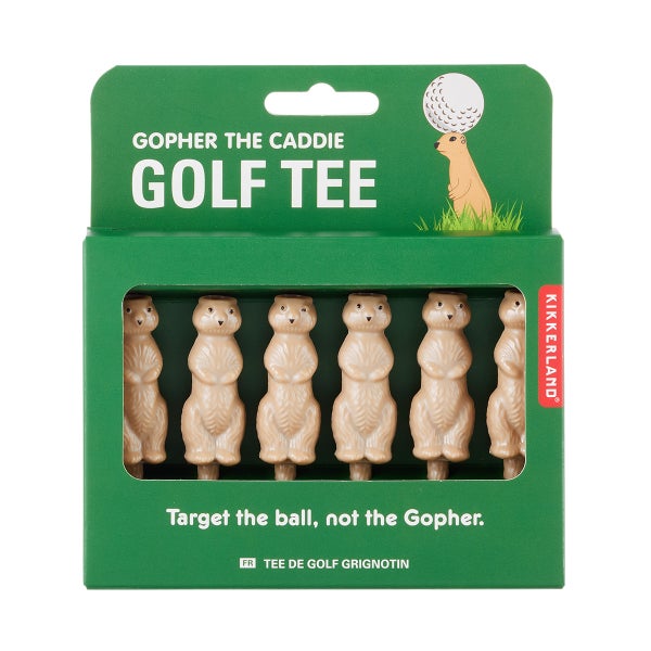 Kikkerland Gopher the Caddy Golf Tee