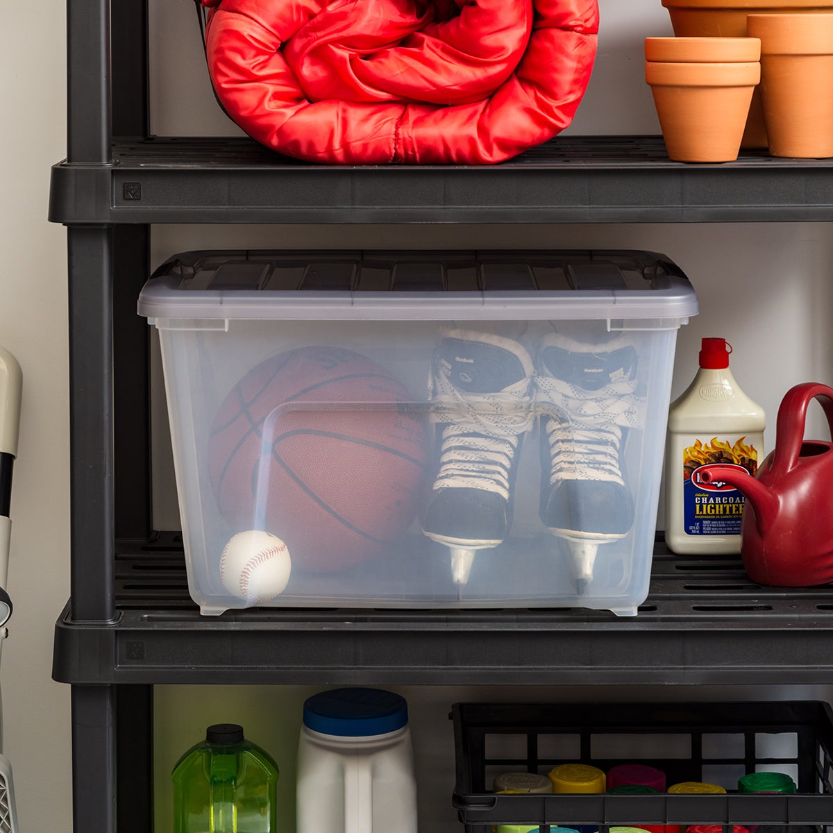 Iris 53 Quart Stack and Pull Tote | The Container Store
