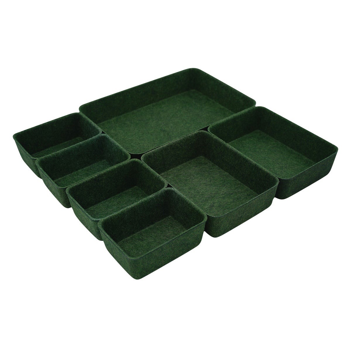 Welaxy Felt Drawer Organizers Pkg/7 | The Container Store