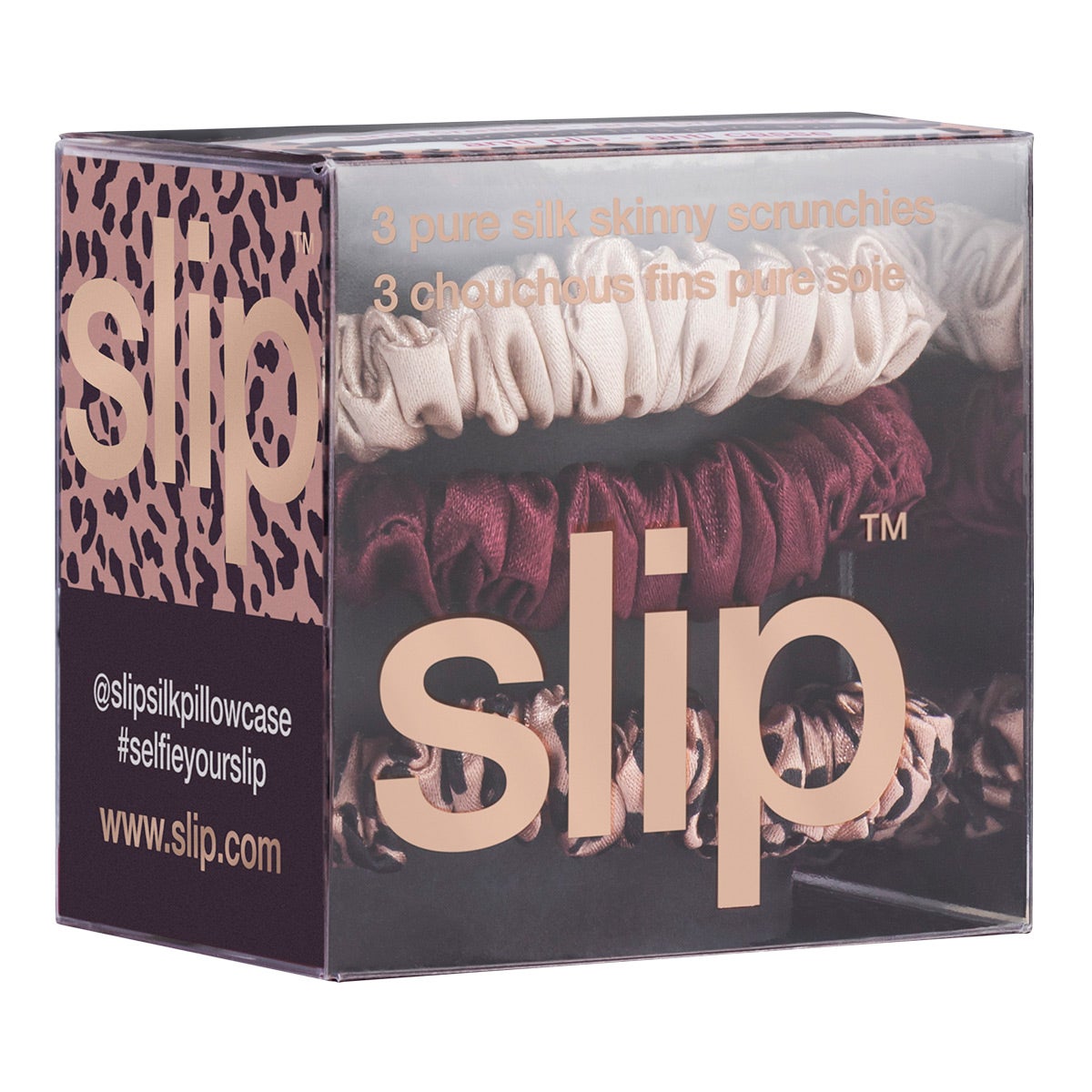 SLIP Pure Silk Assorted Scrunchie Trio Slip Pure Silk Assorted Scrunchie Set | Lookfantastic main image 2