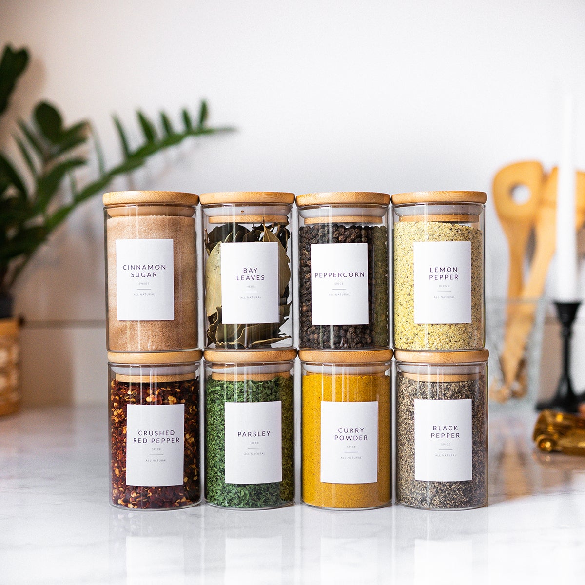 Savvy & Sorted Spice Labels