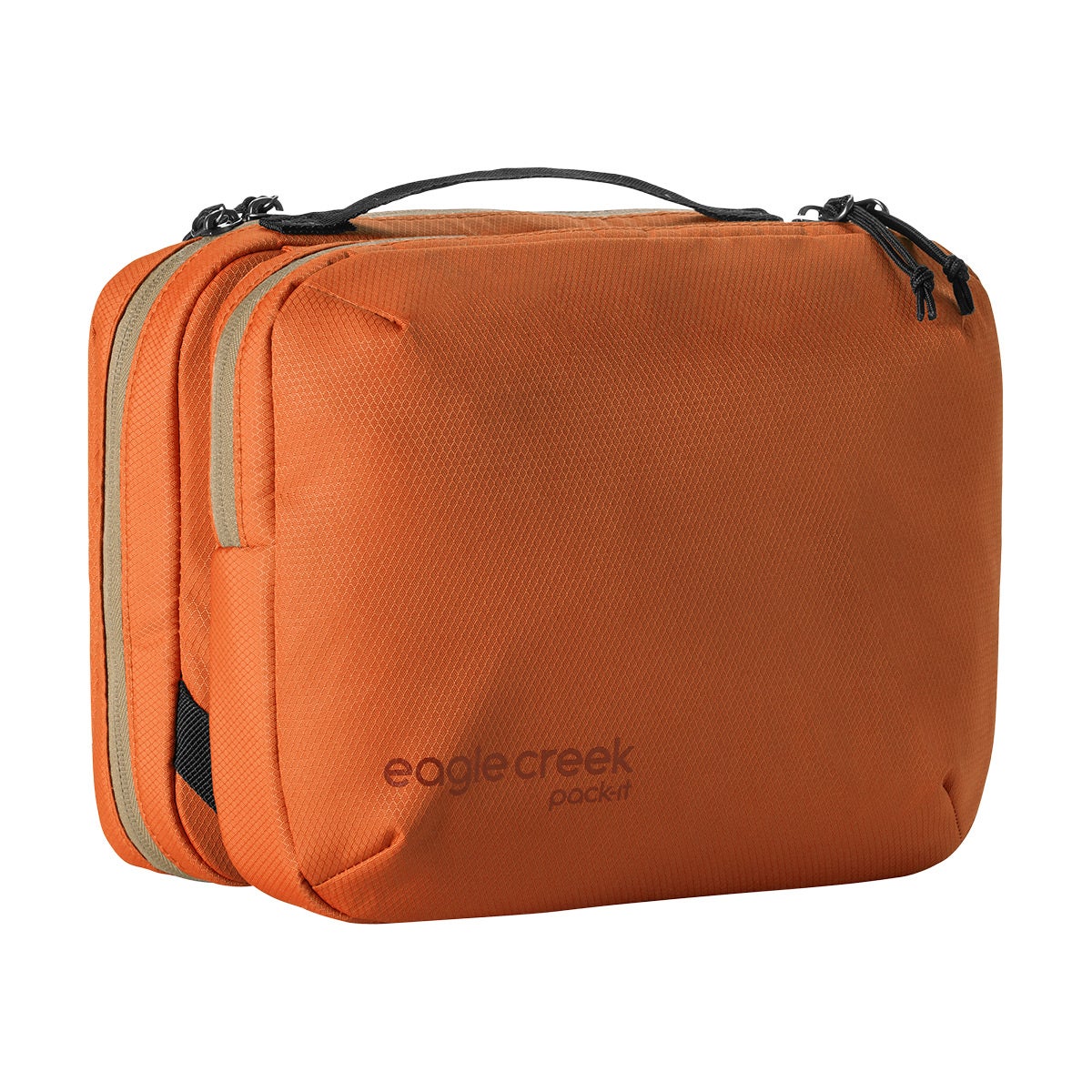 eagle creek travel makeup bag Pack-It Trifold Toiletry Willow Green It Trifold Toiletry Kit organizes toiletries and makes them easy to spot and grab Eagle Creek Unisex Pack-It Trifold