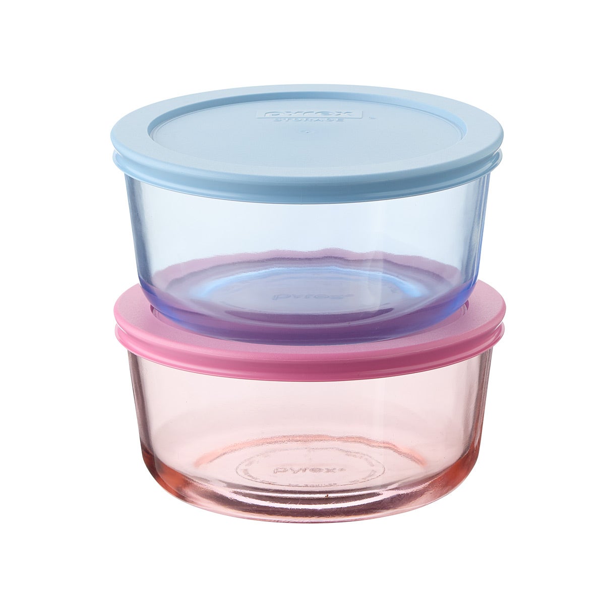 Pyrex Simply Store Glass 4-cup Round Storage Container Set of 4
