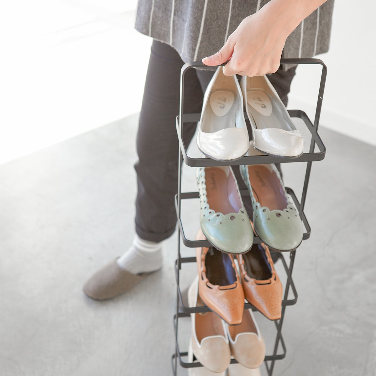 Yamazaki Tower Shoe Rack - Tall - Thumbnail 5