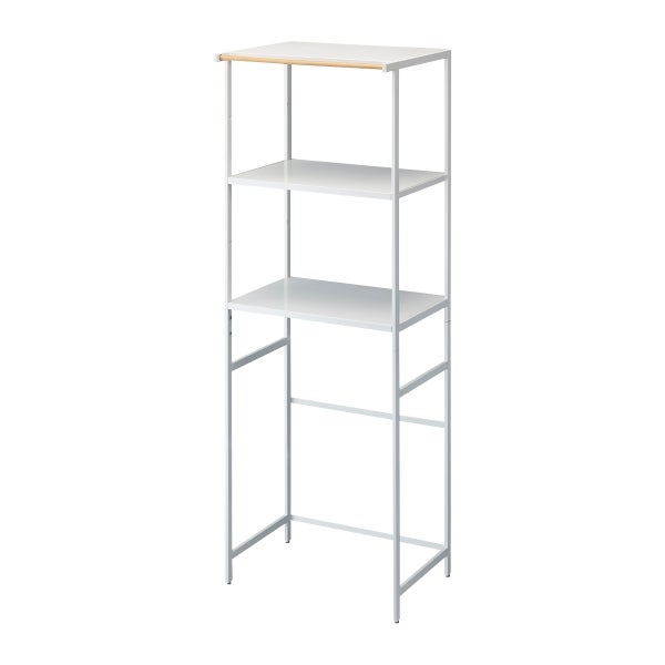 YAMAZAKI 3789 TOWER Slim Stackable Kitchen Rack, White, Steel