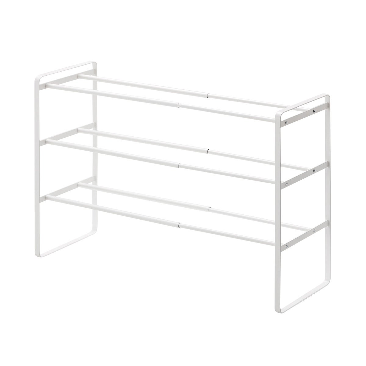 Yamazaki 3-Tier Expandable Shoe Rack | The Container Store