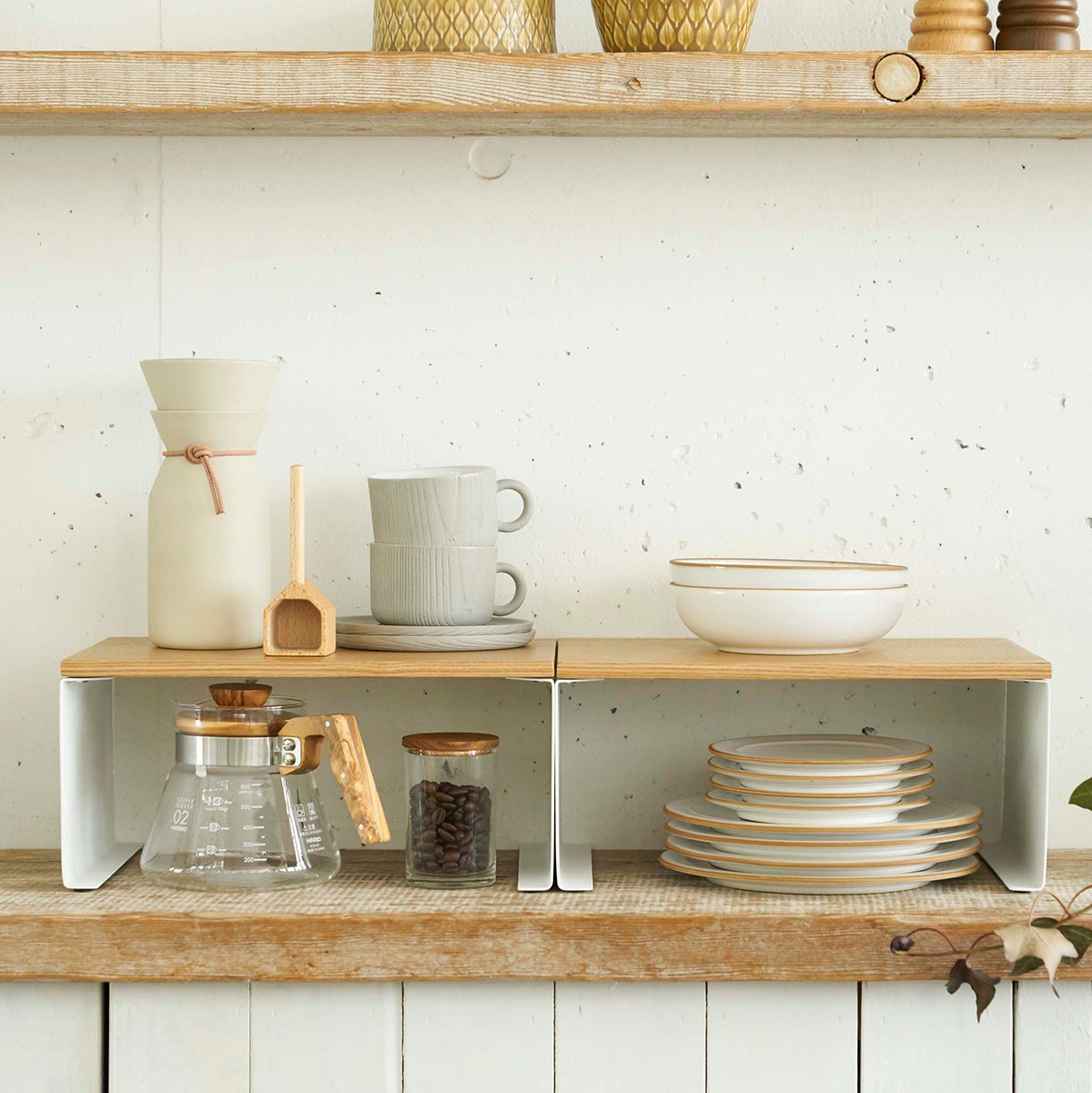 Tosca Wood Top Stackable Kitchen Rack - Thumbnail 3