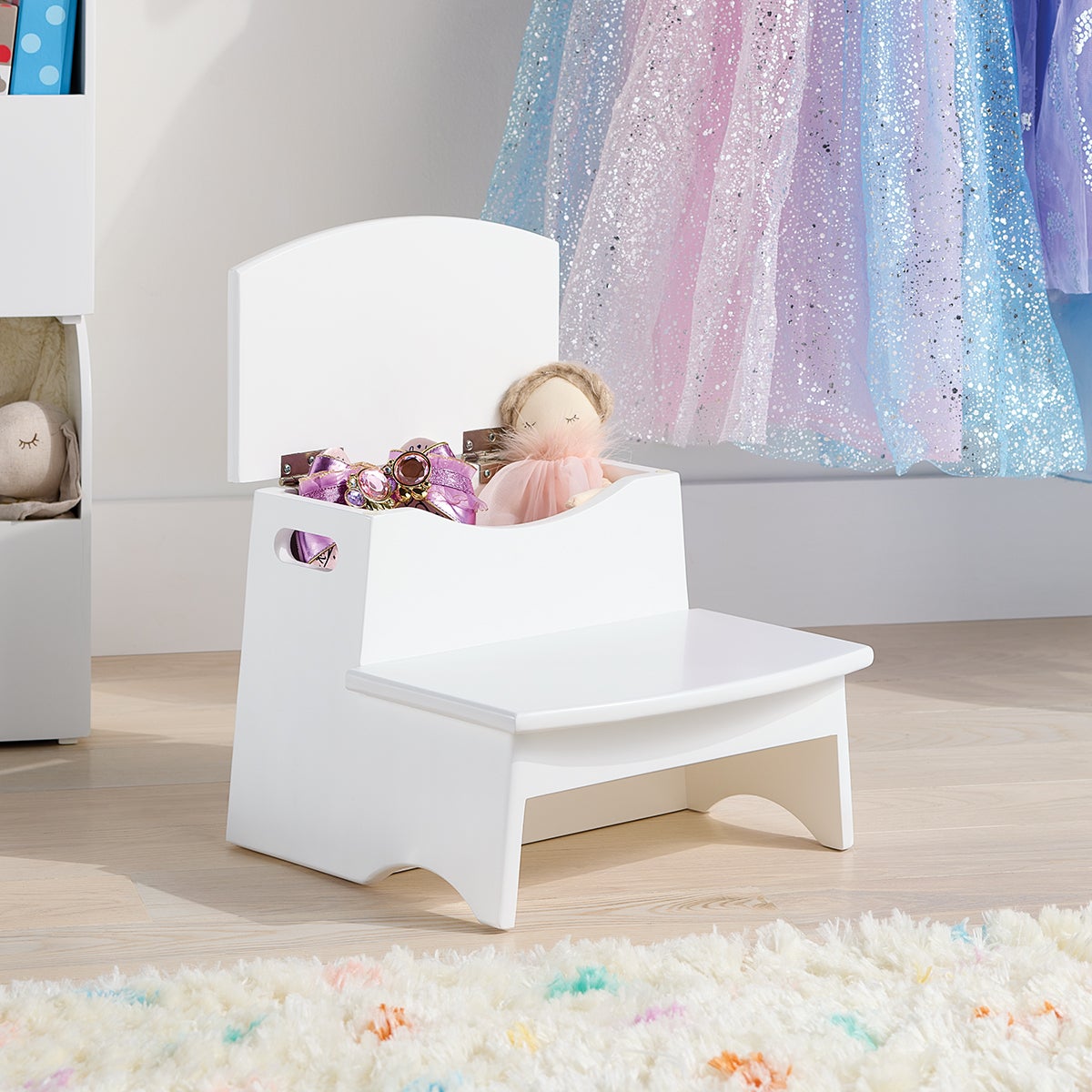 The Container Store Stepstool with Storage | The Container Store