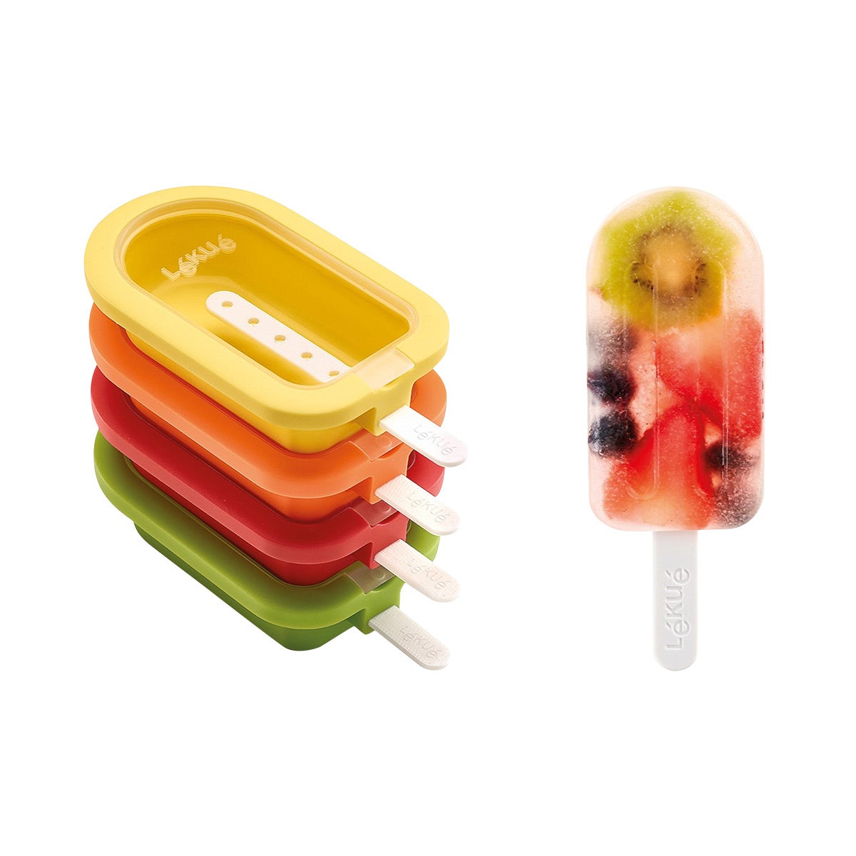 Lekue Stackable Ice Lolly Molds Big - Thumbnail 2