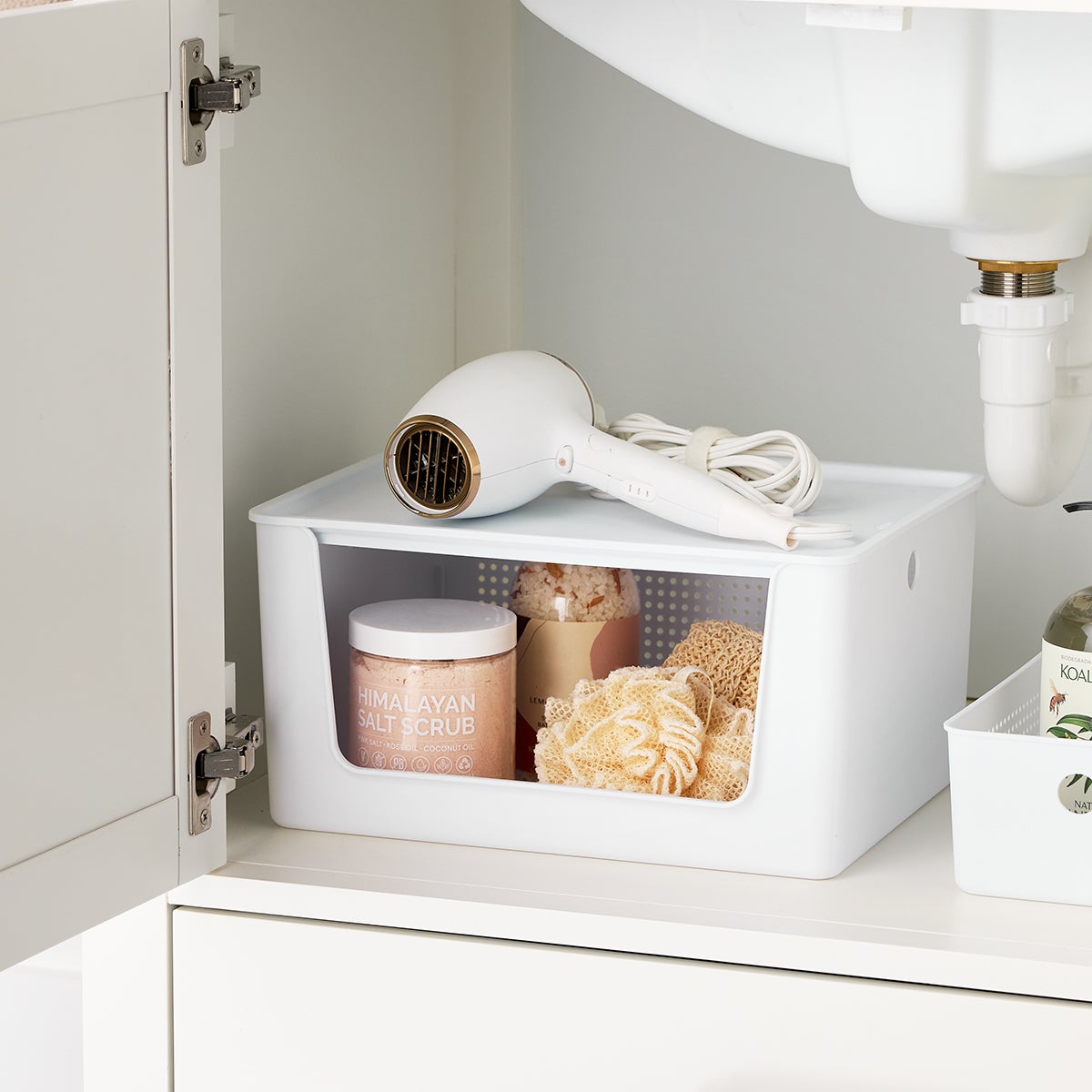 Open Front Cesto Undersink Basket | The Container Store