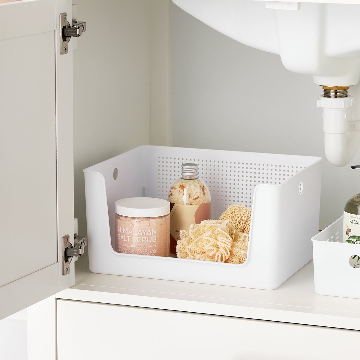 Open Front Cesto Undersink Basket | The Container Store