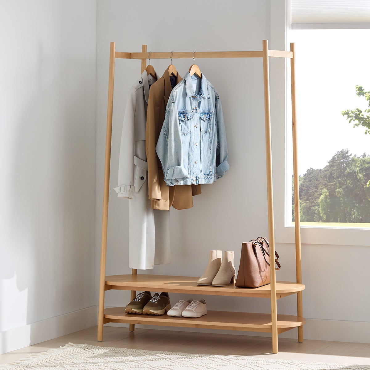 The Container Store Hagen Garment Rack | The Container Store