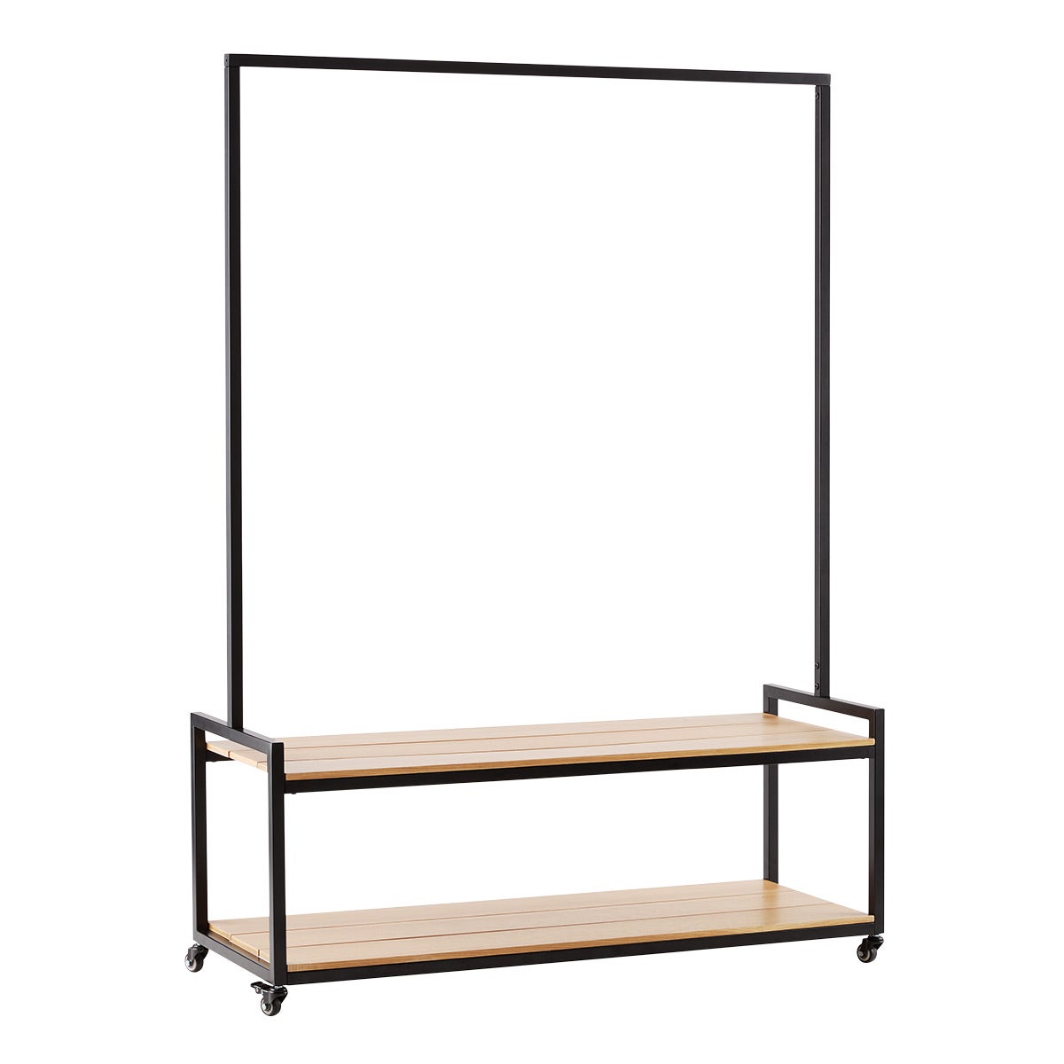 The Container Store Garment Rack with Wheels | The Container Store