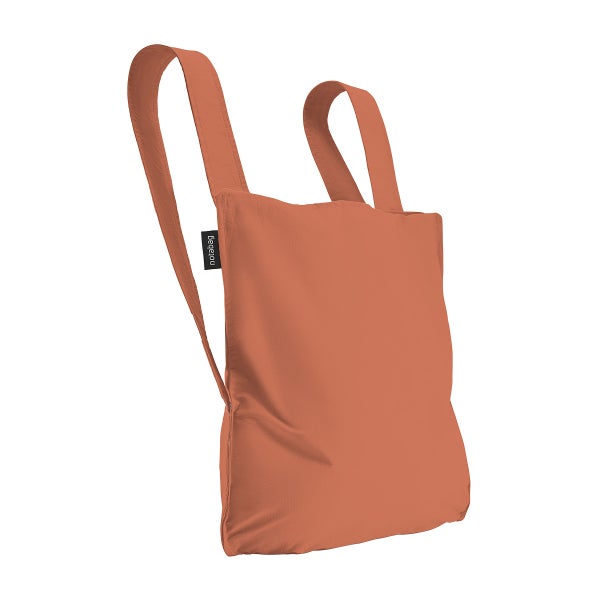 Notabag Original Zaino Borsa 2 In 1 Convertibile, Impermeabile E Pieghevole, Giallo/Grigio, 45x65 Cm