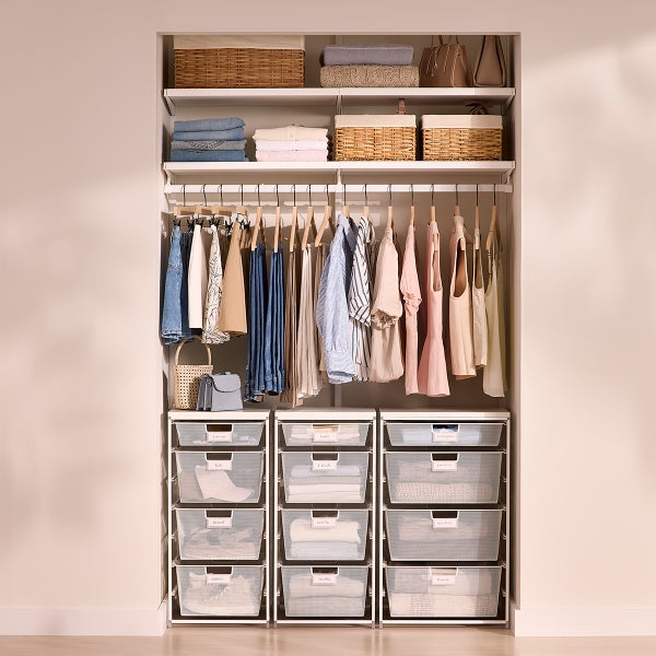 Elfa Mesh Closet Drawers | The Container Store Elfa Mesh Closet Drawers | The Container Store
