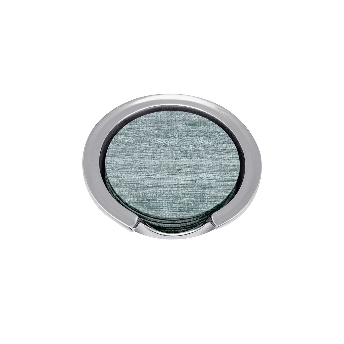 Mariposa Faux Grasscloth Coaster