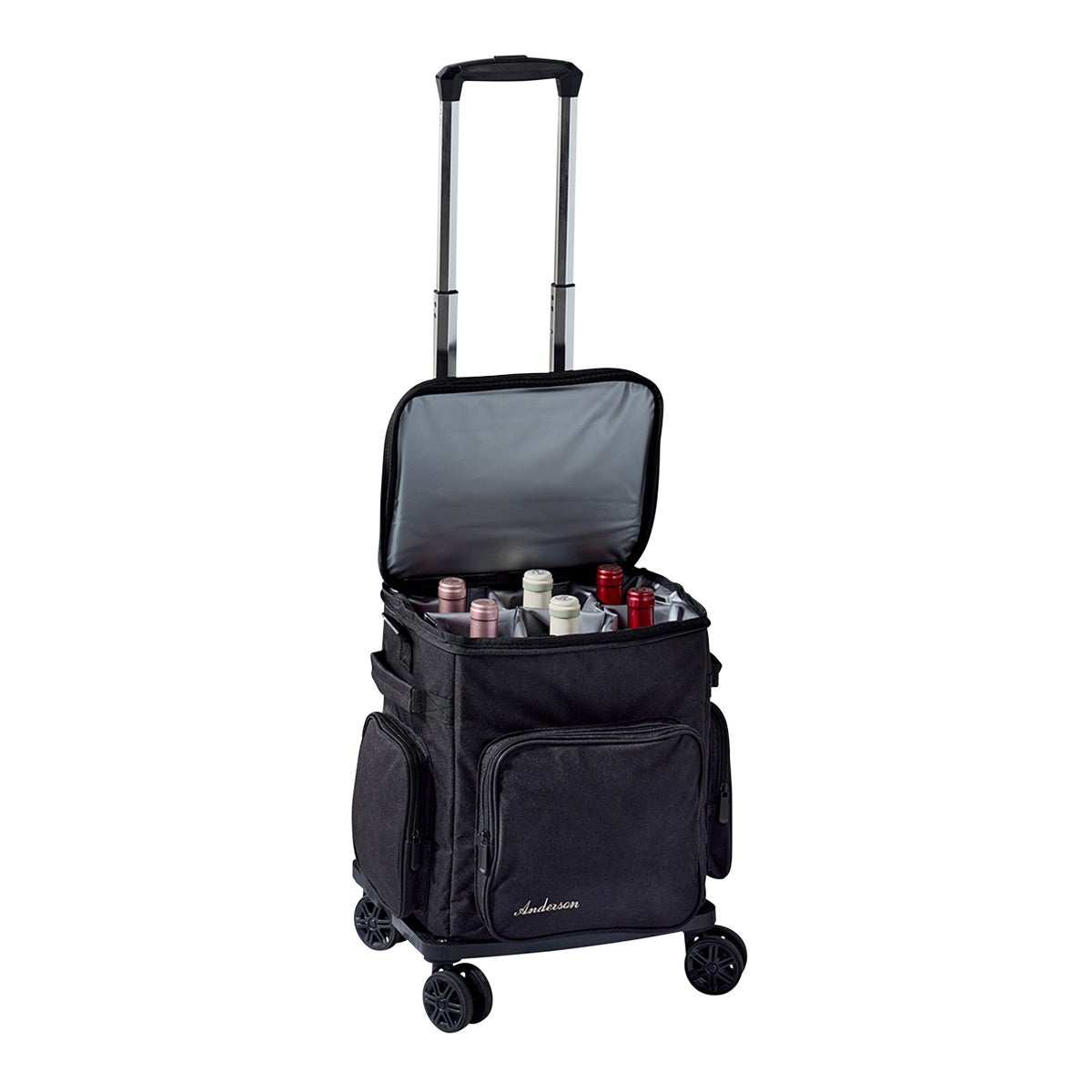 Wine Enthusiast Wine Bag with Rolling Cart - Thumbnail 4